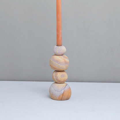 Rainbow Sandstone Taper Holder