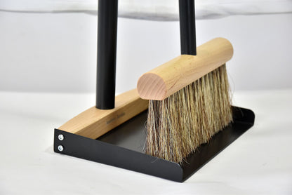 Andree Jardin NATURAL BLACK &quot;Mr &amp; Mrs Clynk&quot; Large Complet Dustpan &amp; Hand Brush