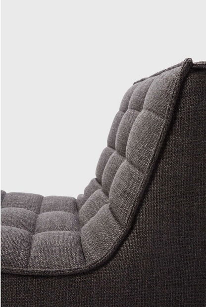 N701 Single Seater Sofa, Dark Grey