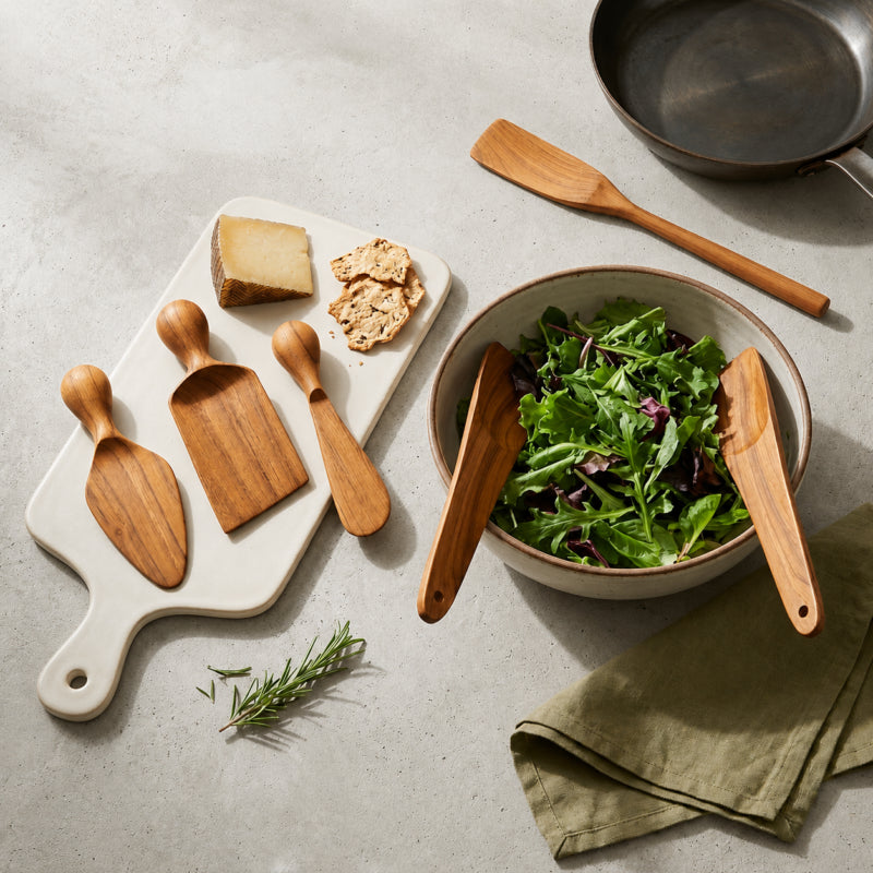 Teak Narrow Spatula
