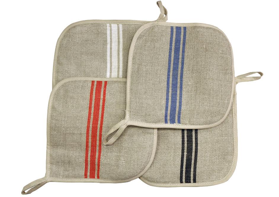 Thieffry Monogramme Black Pot Holder - French Dry Goods