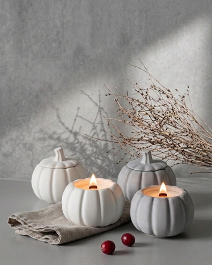 Hygge Pumpkin Candle Jars