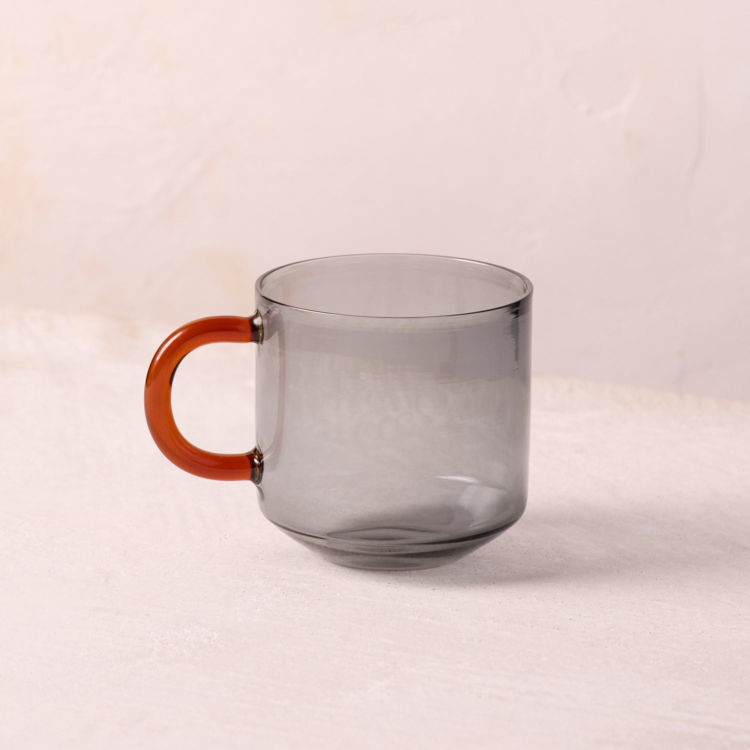 Niko Glass Mug, Black