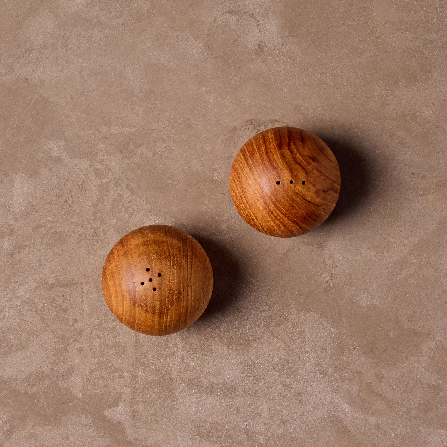 Teak Salt &amp; Pepper Shaker Set