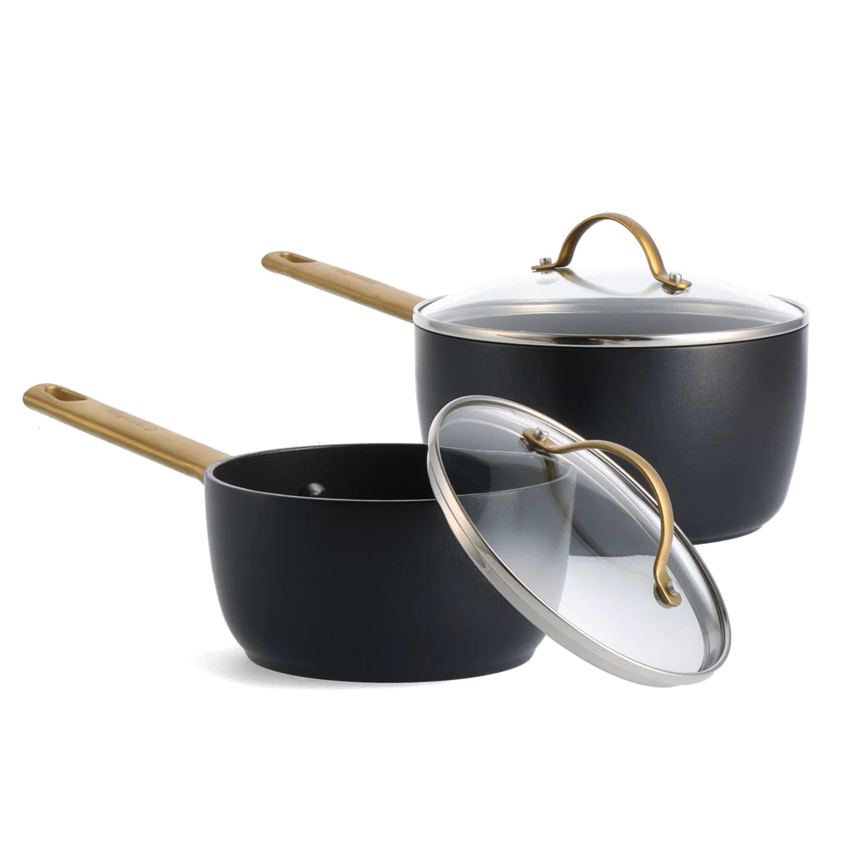 Reserve Cookware 4 Piece Pot Set, Black – Be Home