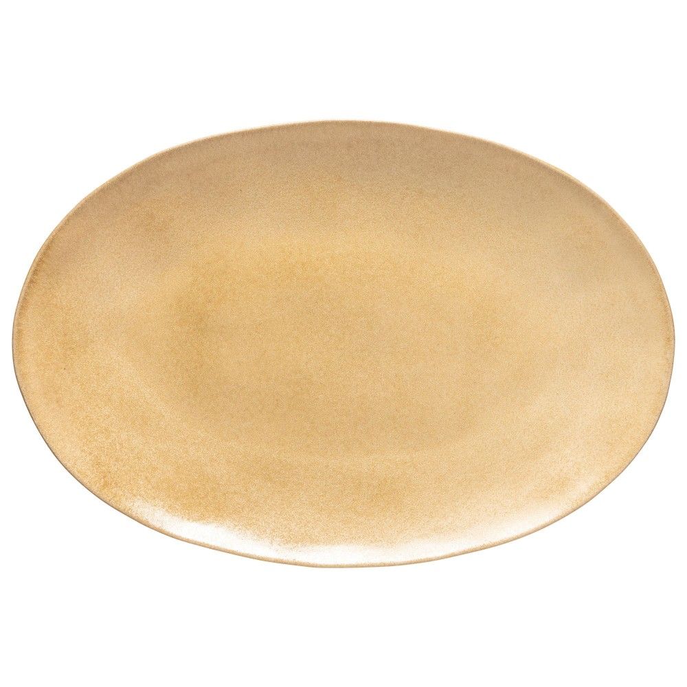 Livia 18&quot; Oval Platter, Champagne