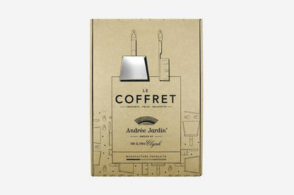 Andrée Jardin Mr. and Mrs. Clynk Black Dustpan &amp; Natural Broom with Wall Hooks Andrée Jardin andree-jardin-mr-and-mrs-clynk-black-dustpan-natural-broom-with-wall-hooks - French Dry Goods