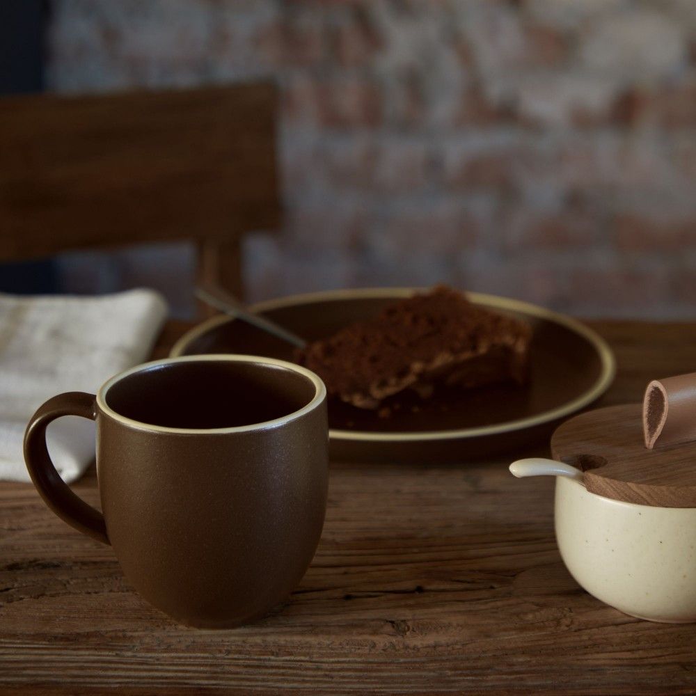 Monterosa Mug, Chocolate, Set of 4
