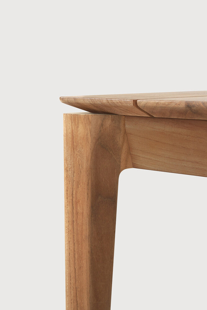 Bok outdoor bench frame - teak - 3+ seater