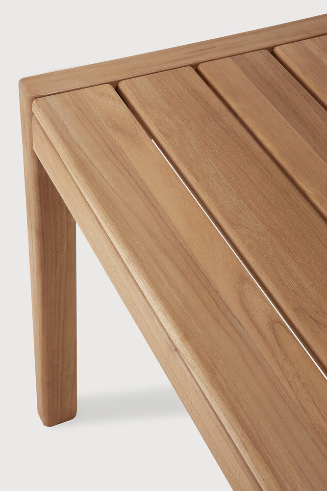 Jack outdoor dining table - teak - rectangular