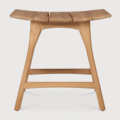 Osso outdoor stool frame - teak