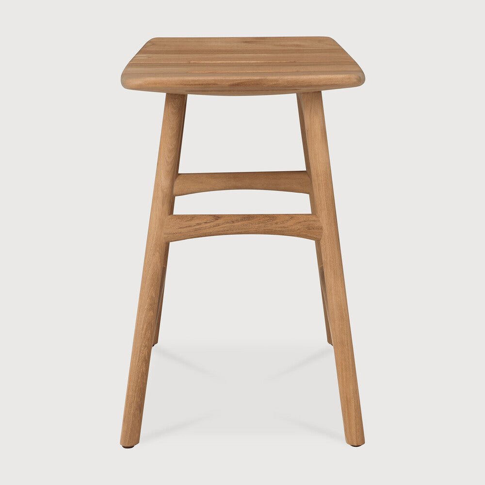 Osso outdoor stool frame - teak