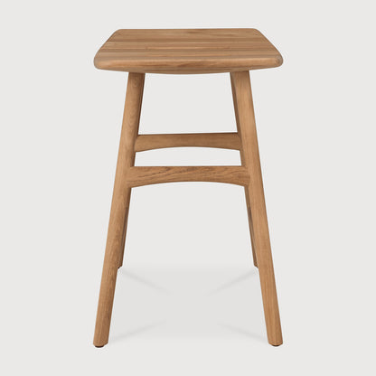 Osso outdoor stool frame - teak