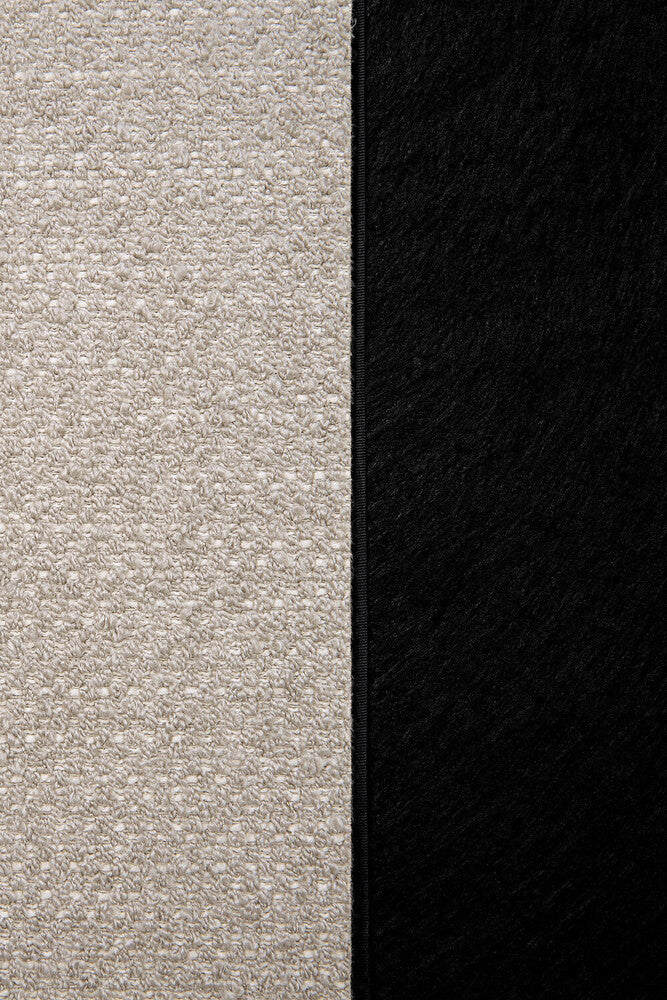 Mellow sofa - Ivory fabric - corner - removable cover