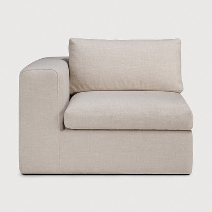Mellow sofa - Ivory fabric - end seater left and right - removable cover