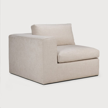 Mellow sofa - Ivory fabric - end seater left and right - removable cover