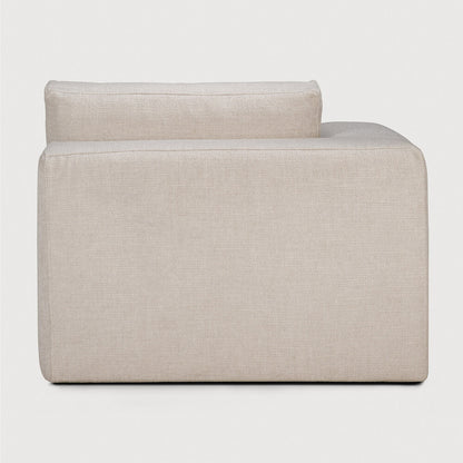 Mellow sofa - Ivory fabric - end seater left and right - removable cover