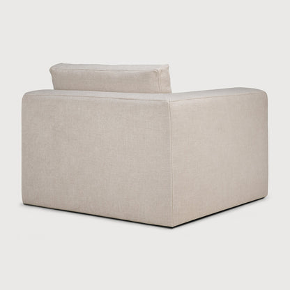 Mellow sofa - Ivory fabric - end seater left and right - removable cover