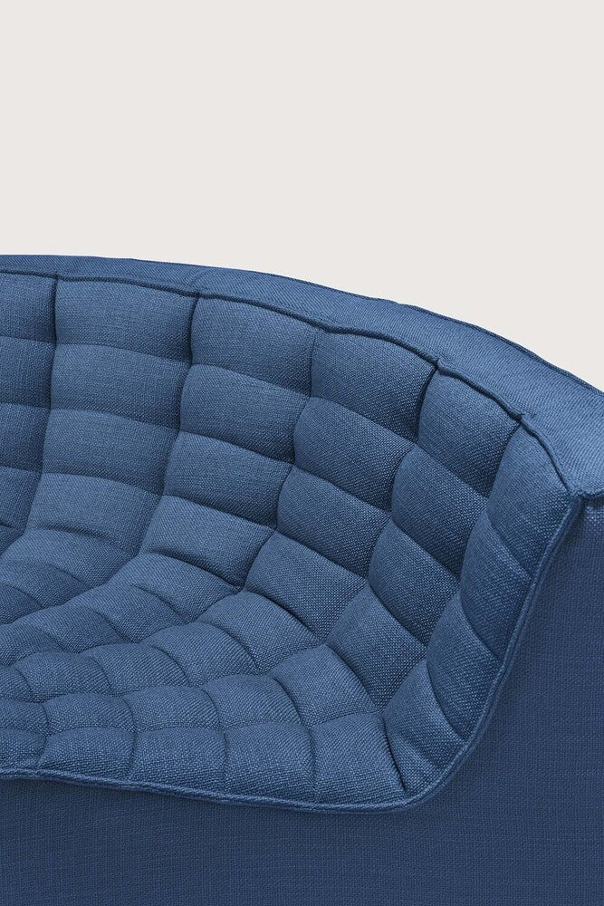 N701 Round Corner Sofa, Blue
