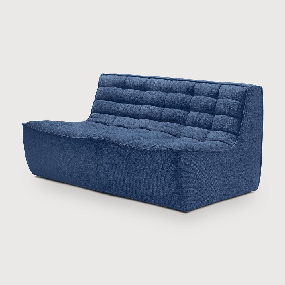 N701 2 Seater Sofa, Blue