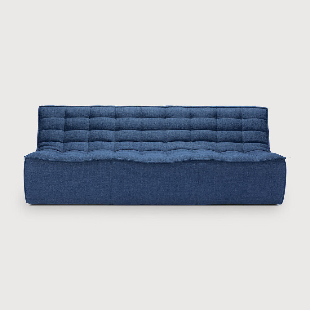 N701 3 Seater Sofa, Blue