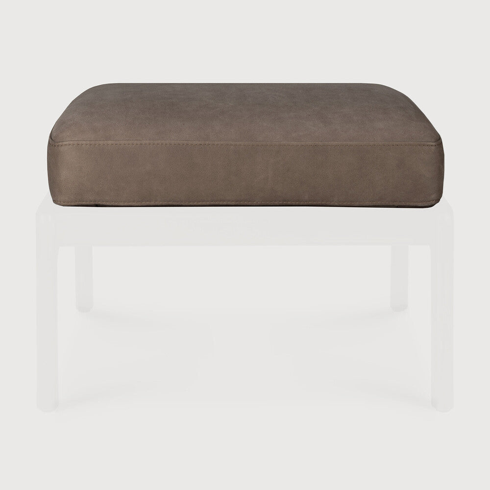 Jack Footstool Cushion, Terra Nubuck Leather
