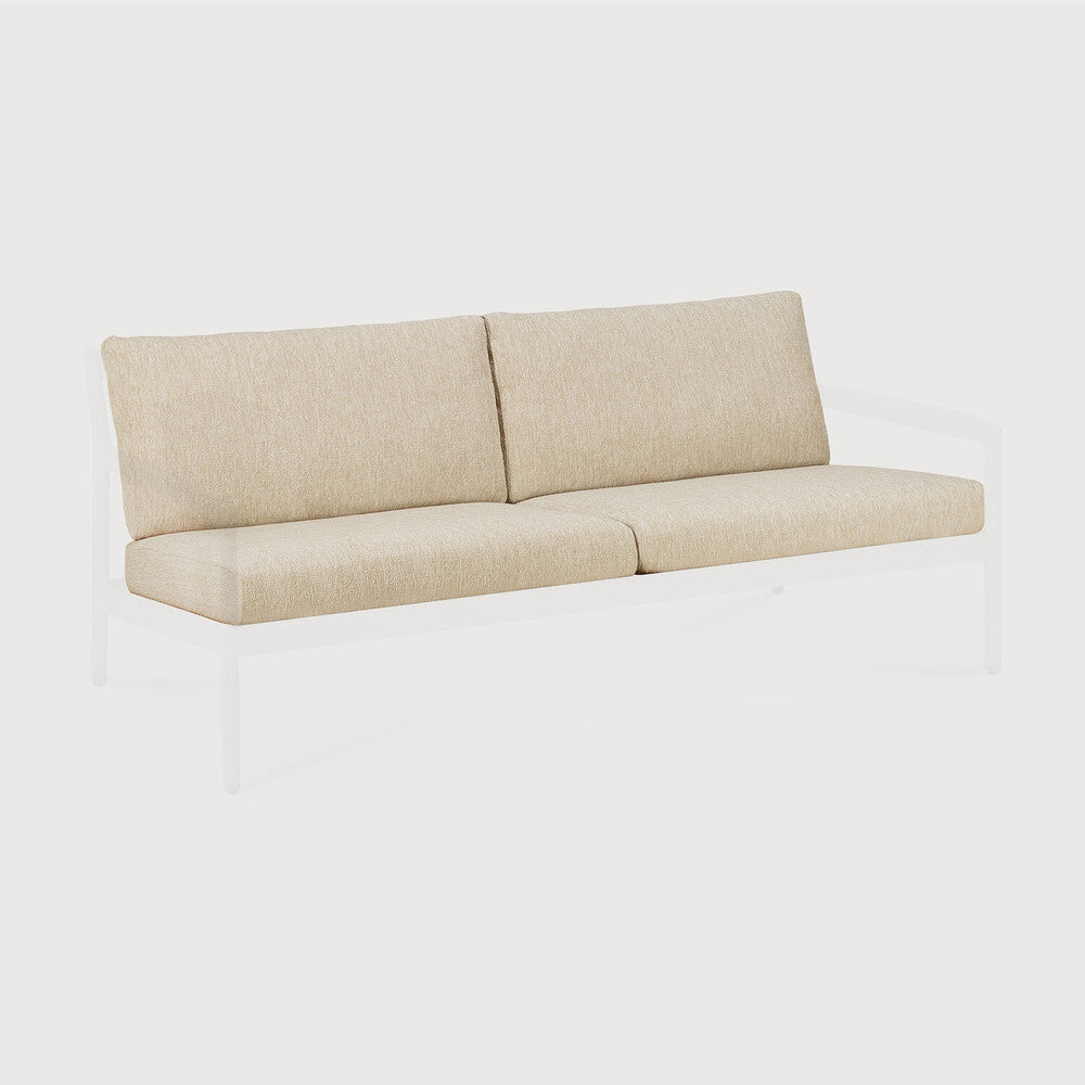 Jack Outdoor Sofa 2 Seater Cushion Set, Natural Fabric