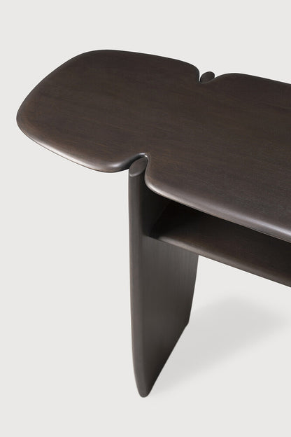 Pi Console, Varnished Mahogany, Dark Brown