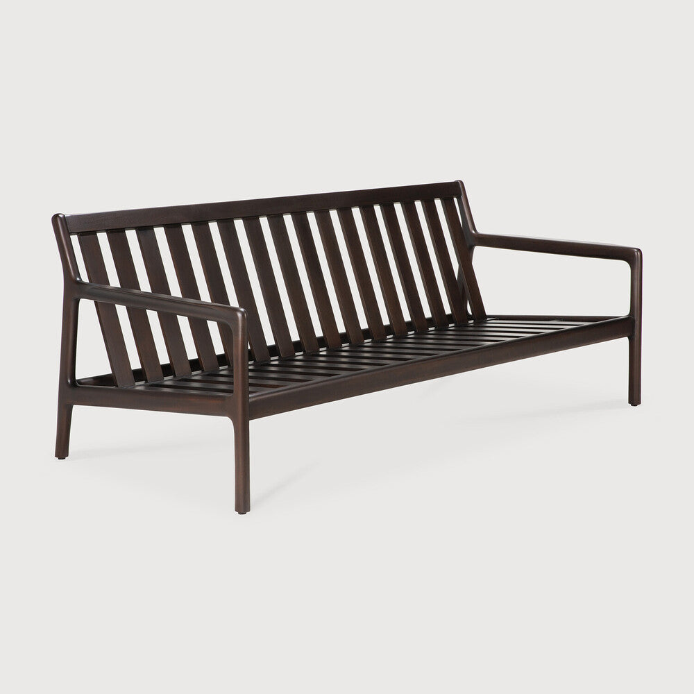 Jack sofa frame - varnished mahogany - dark brown - 2+ seater