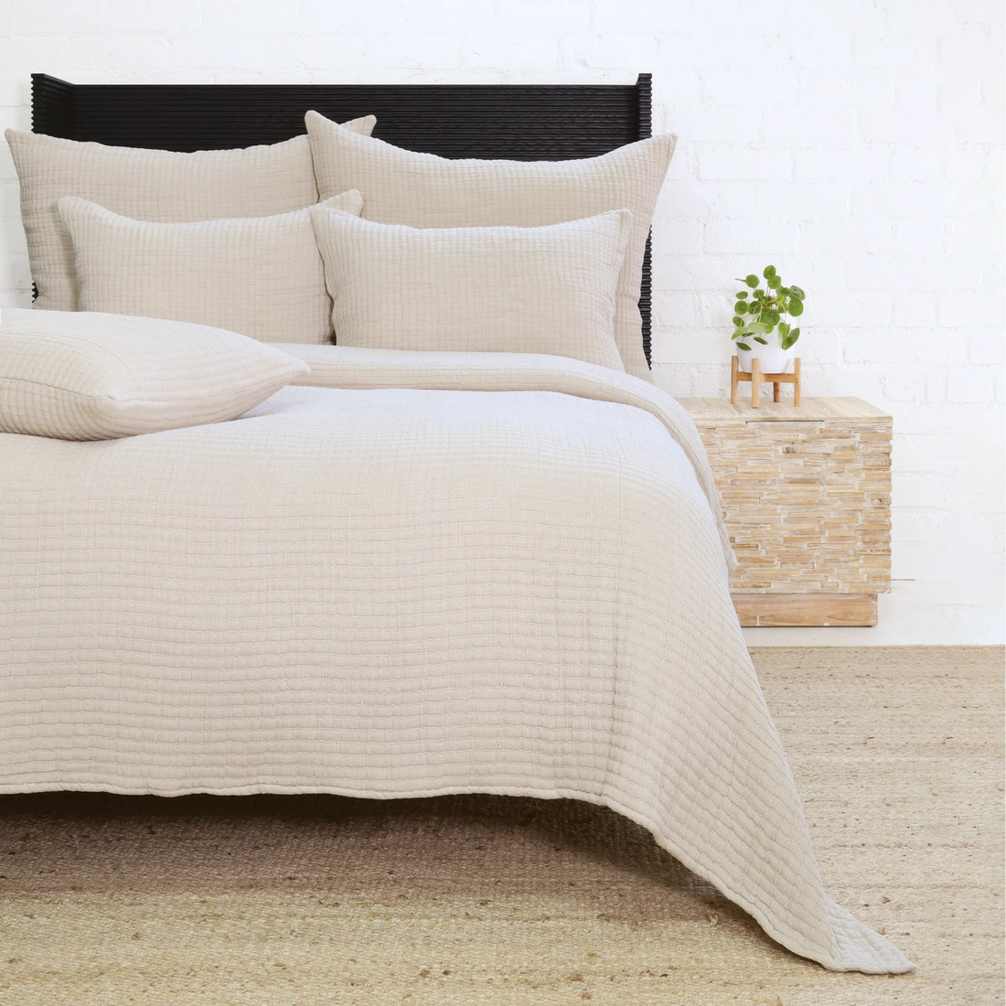 Vancouver King Coverlet, Natural