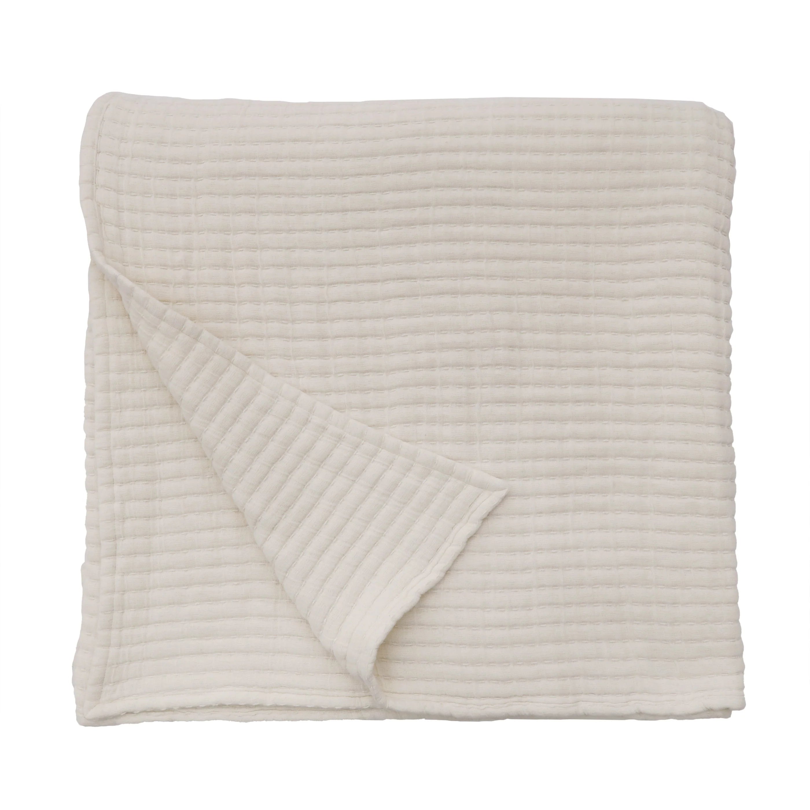 Vancouver Twin Coverlet, Cream