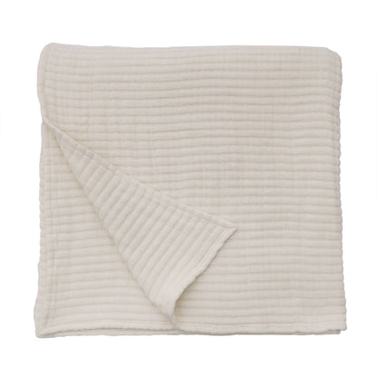 Vancouver King Coverlet, Cream