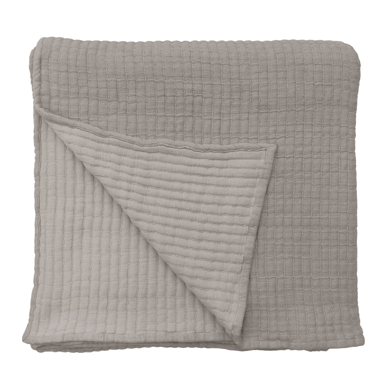 Vancouver Twin Coverlet, Grey