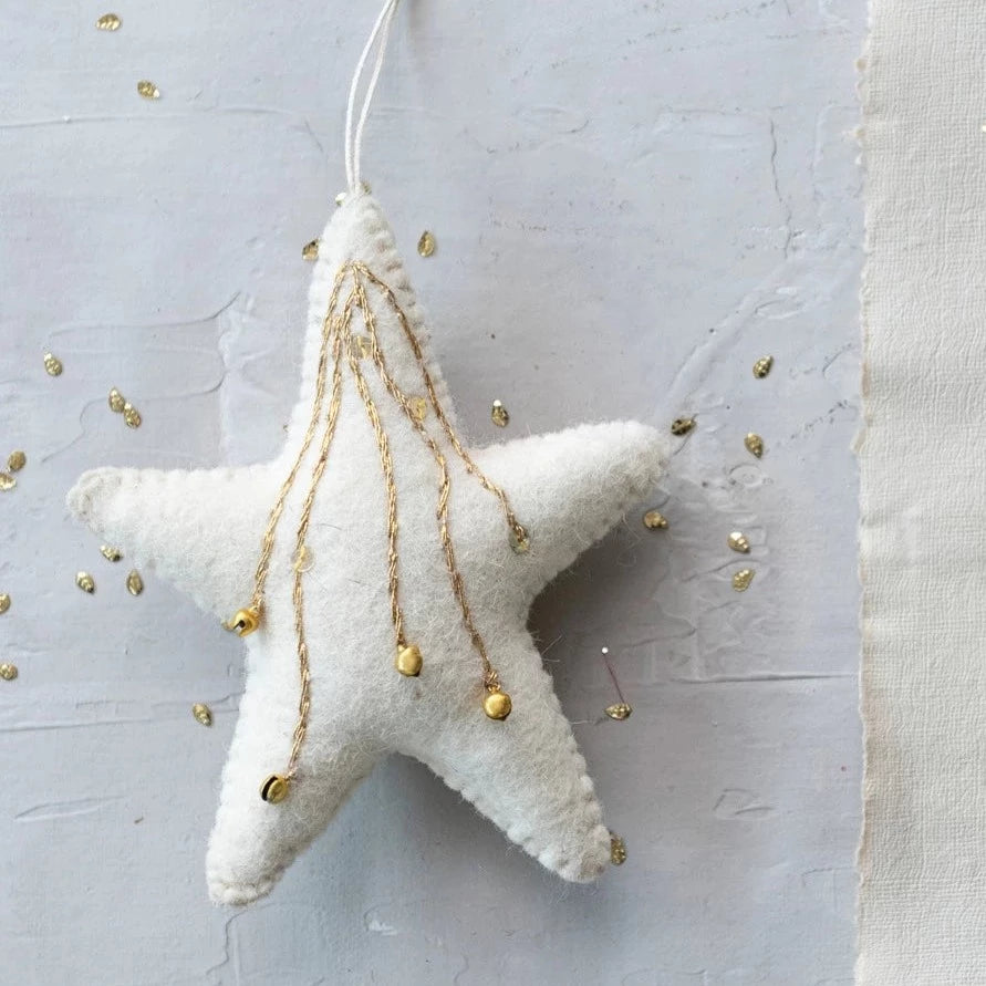 Wool Felt Star Ornament – Be Home