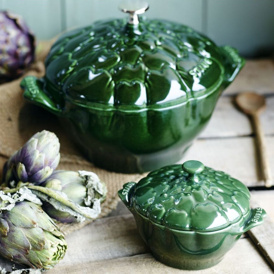 Staub Artichoke Cocotte, 3.2 qt, Basil