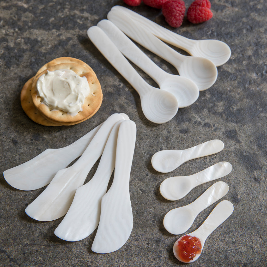 Large Shell Spoons, Set of 4