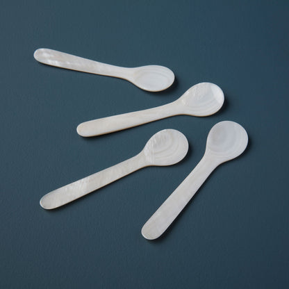 Large Shell Spoons, Set of 4