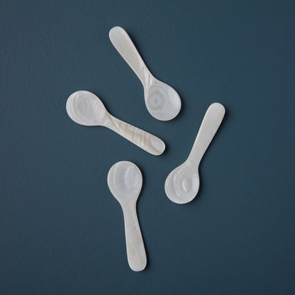 Seashell Spoons, Small Set of 4