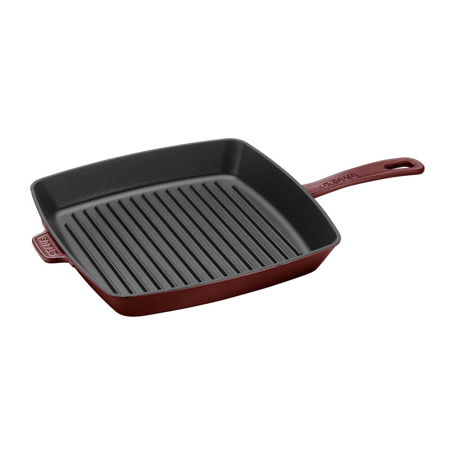 Staub Square Grill Pan, 10&quot;, Grenadine