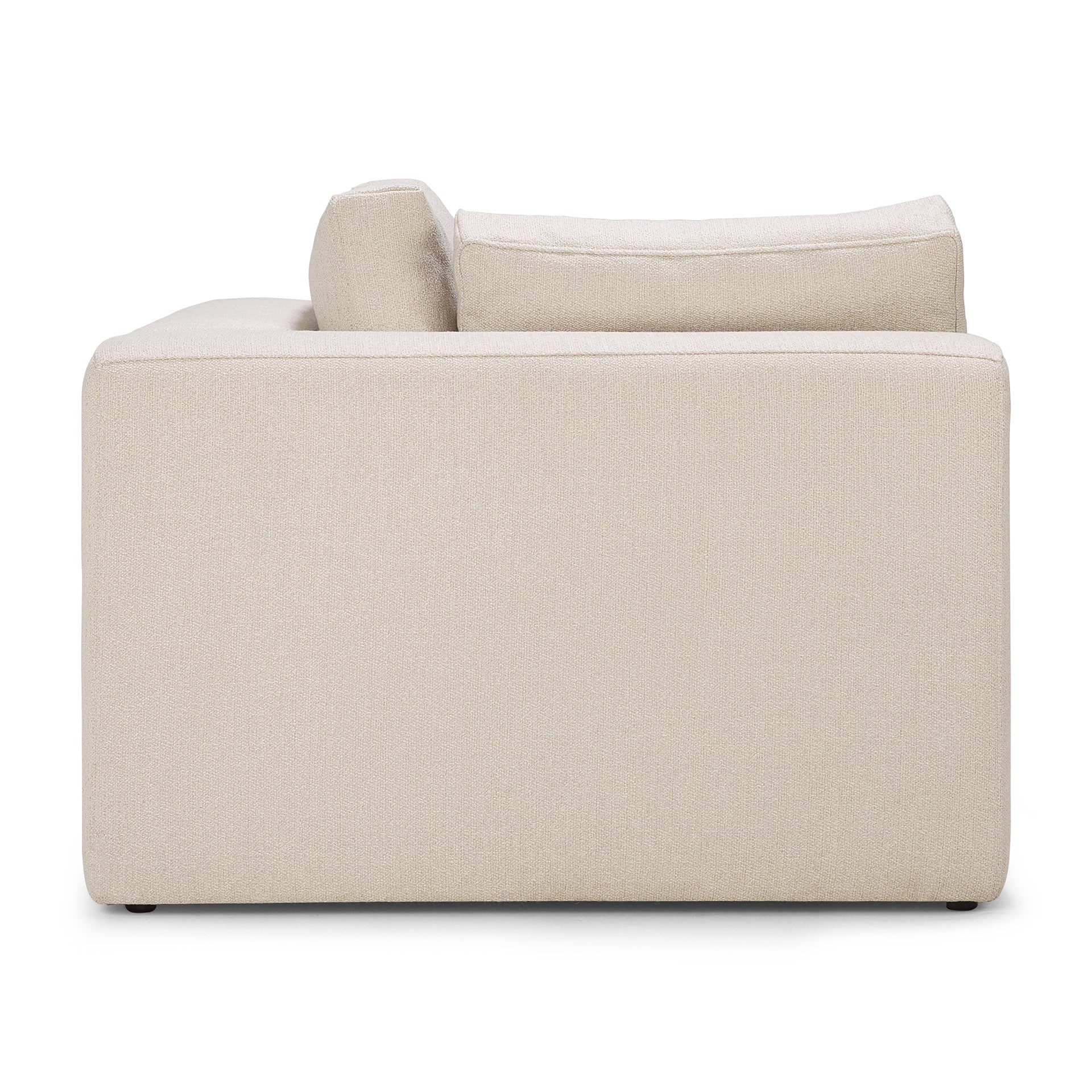 Mellow Corner Eco Fabric Sofa, Off White
