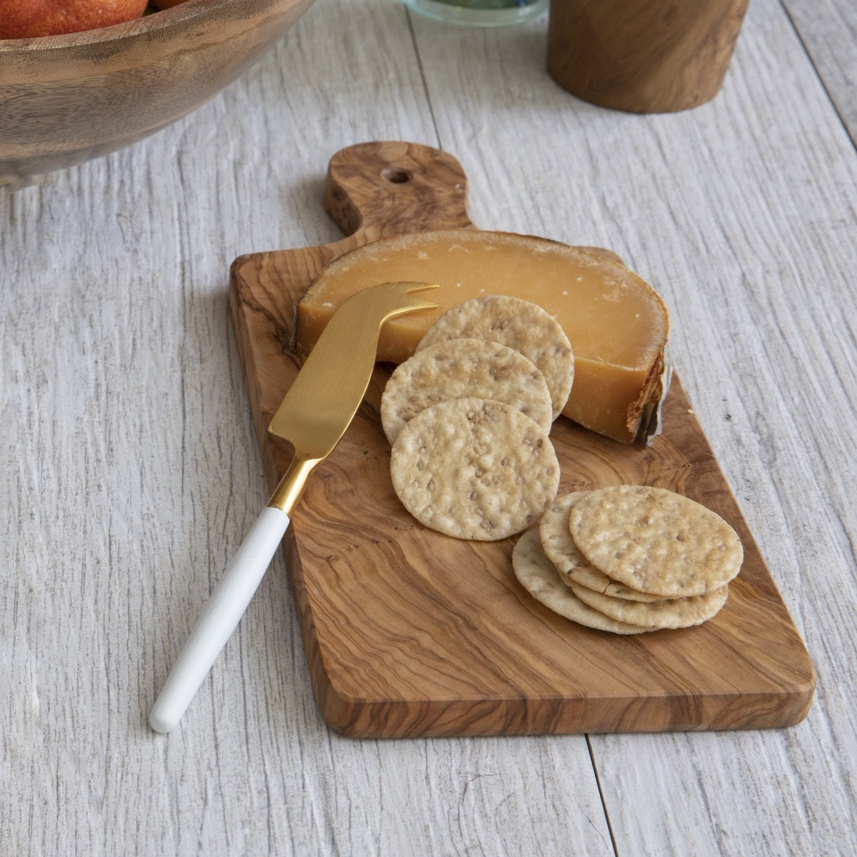 Olivewood Round Cheese Board