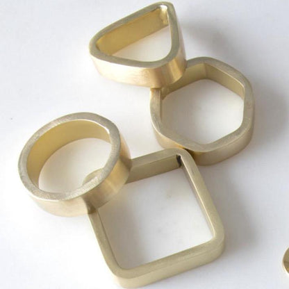 Luxe Circle Napkin Ring, Set of 8