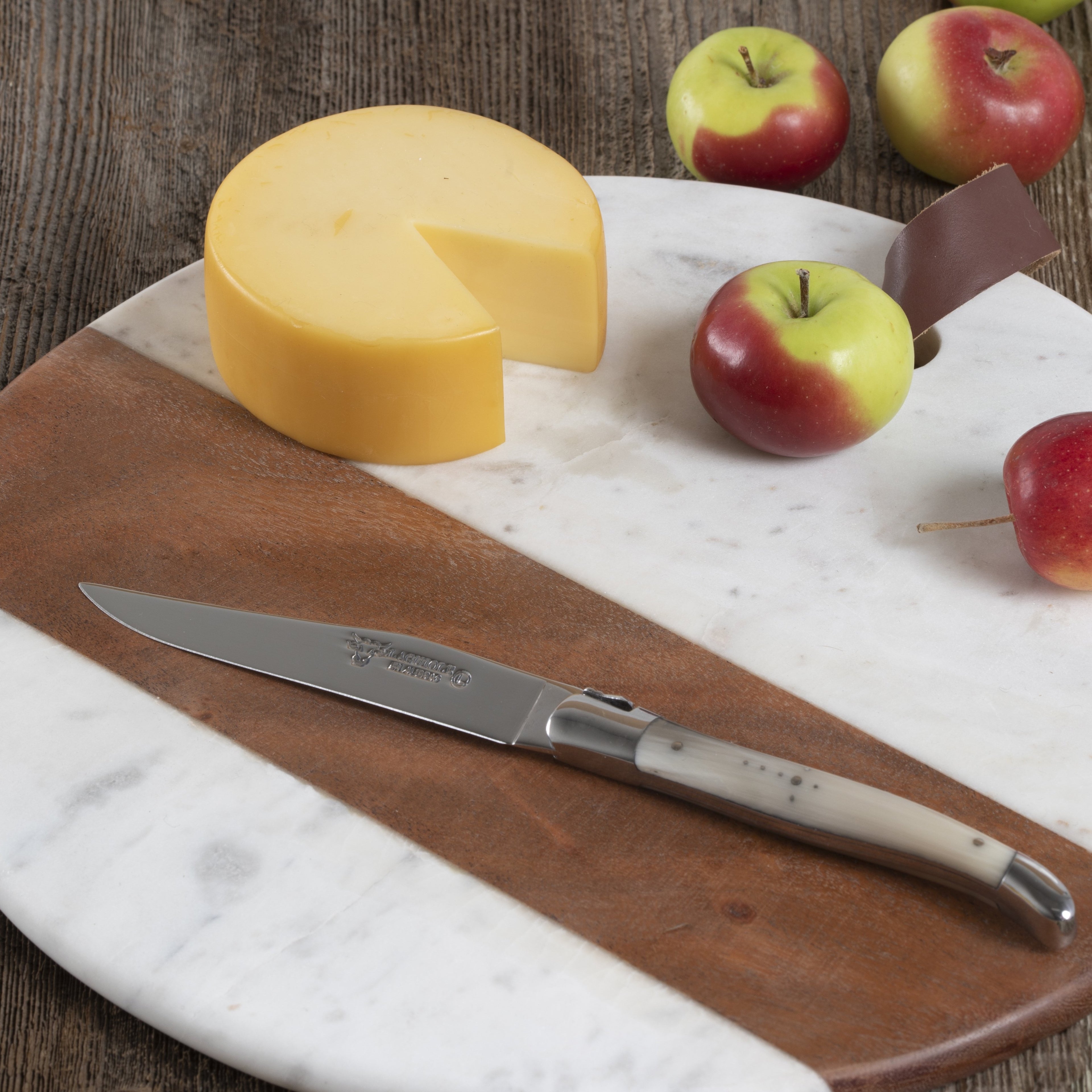 Laguiole en Aubrac Handcrafted 5-Piece Kitchen Knife Set with
