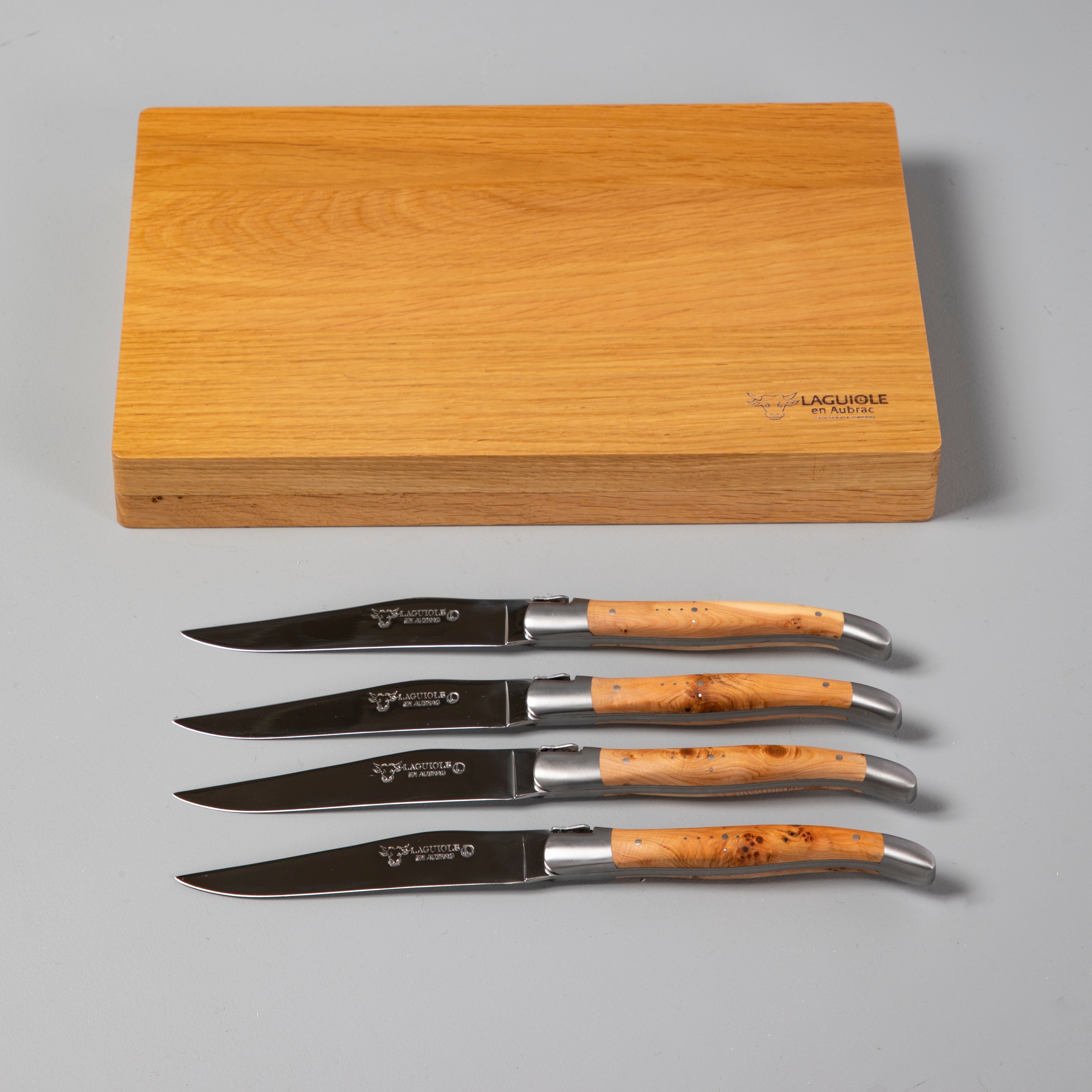 Eleganza Corsa Steak Knives - Desert Ironwood - Set of 6 - Laguiole Imports