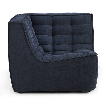 N701 Corner Eco Fabric Sofa, Graphite