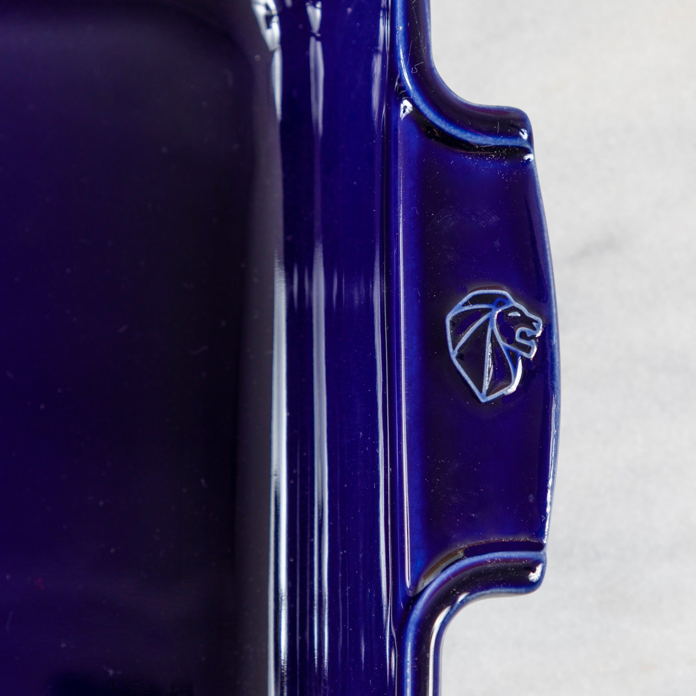 Peugeot Appolia Ceramic 11&quot; Square Baker, Deep Blue
