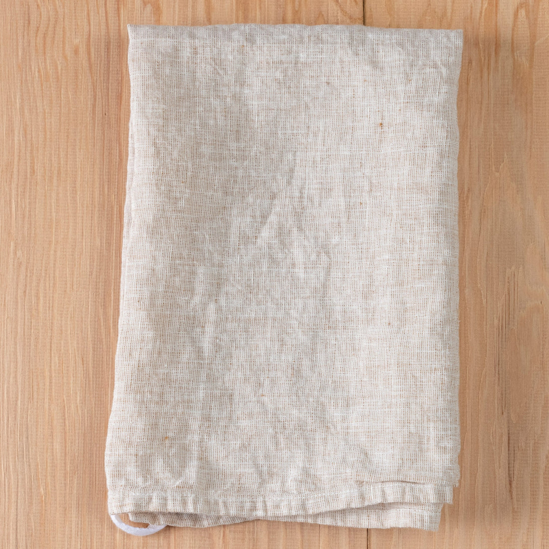 Caramel Brown Linen Kitchen Towel