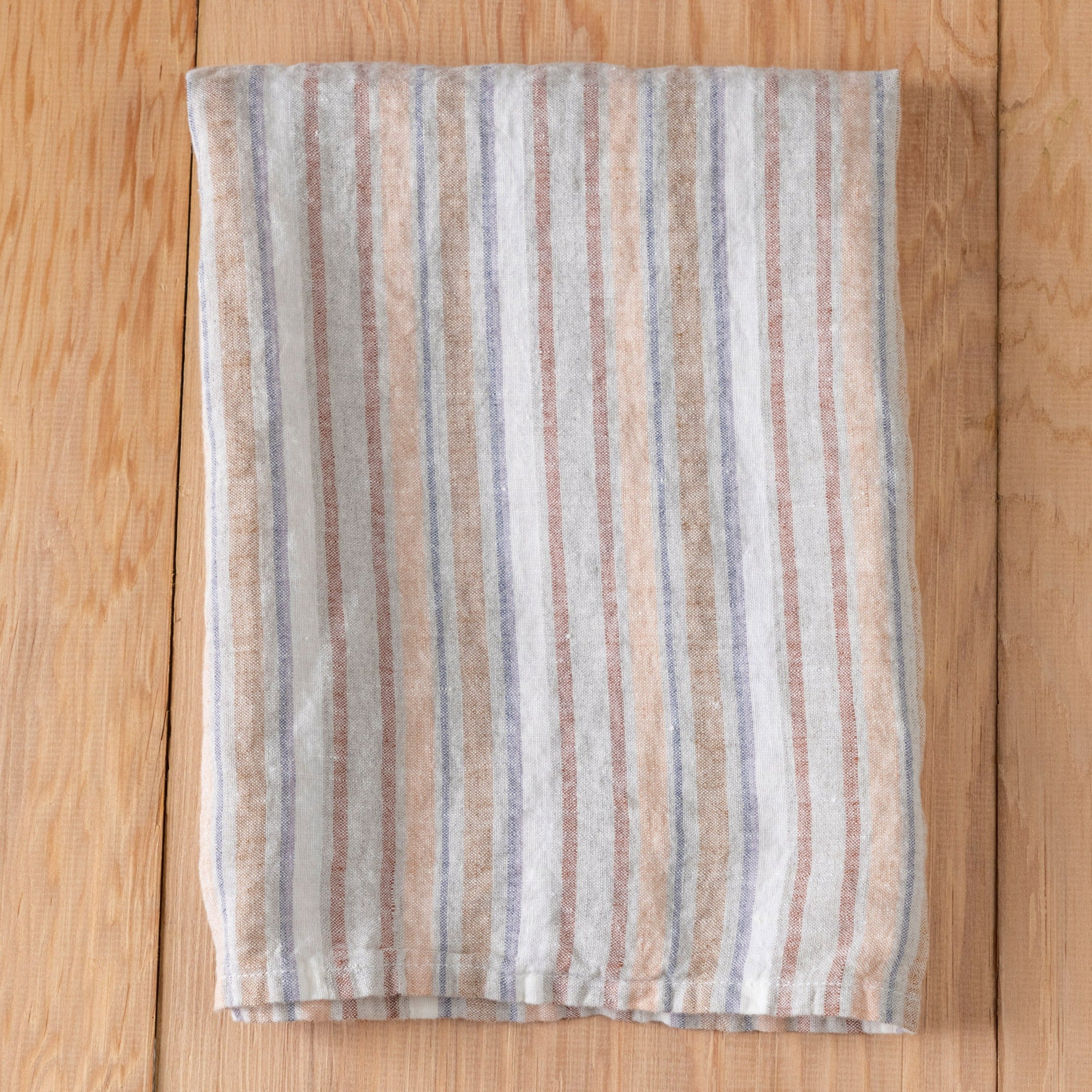 Carmela Kitchen Towel, Caramel Stripe