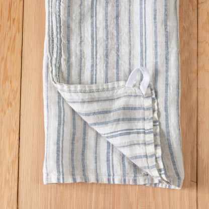 Carmela Kitchen Towel, Blue Stripe