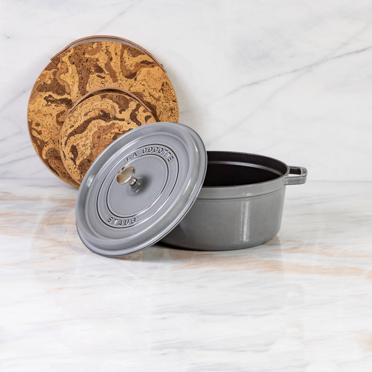 Staub Cast Iron 5.5-qt Round Cocotte